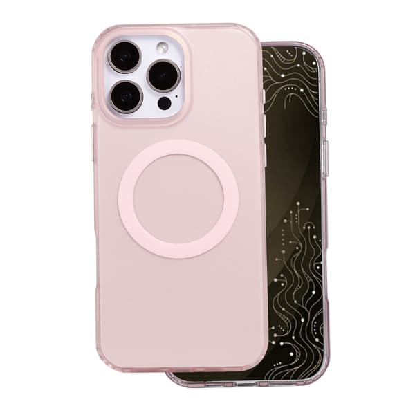 Tecto Shield Mistiq Mag skal för iPhone 16 Pro Max rosa rosa