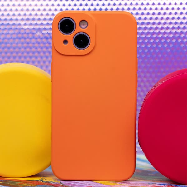 Silikonskal för Xiaomi Redmi 13c 5G orange