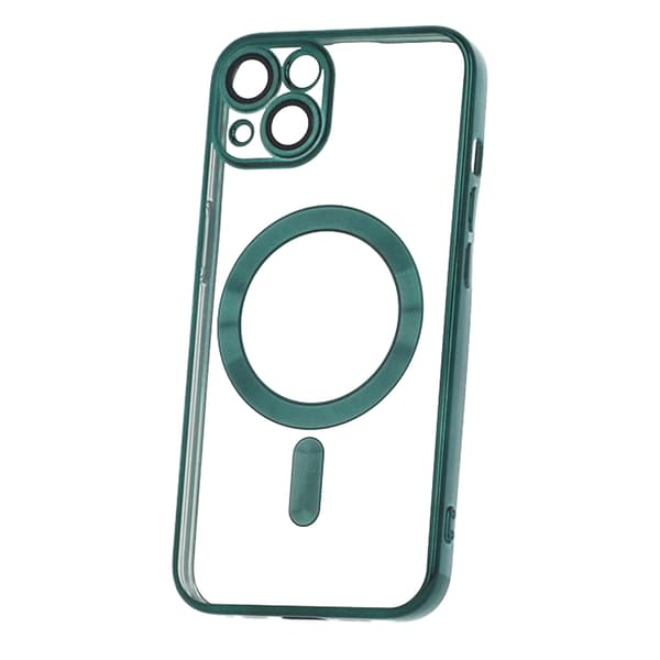 Färgad krom Mag-fodral för iPhone 17 Pro 6,3\" grön