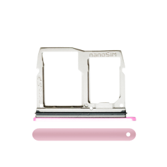 SIM-kortshållare för LG Stylo 5 (Äkta OEM) (Rosa)