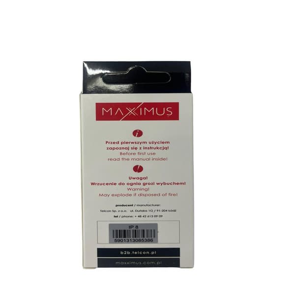 BATTERI MAXXIMUS IPHONE 8 1800mAh