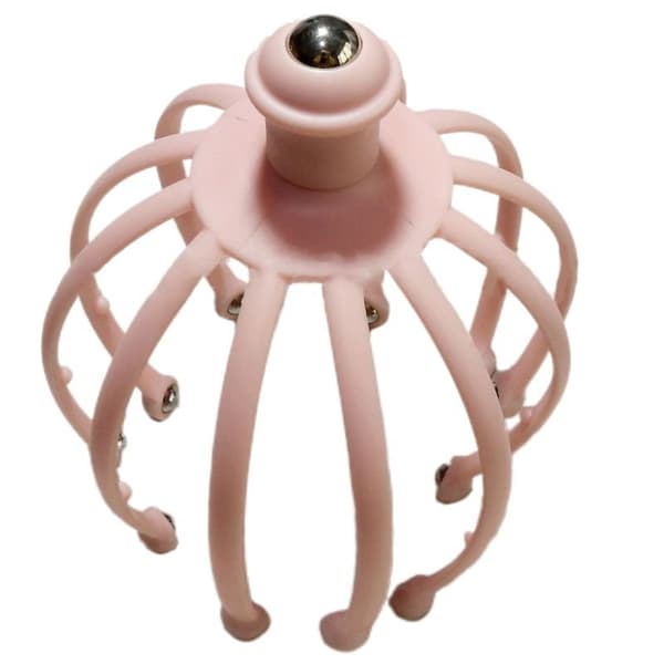 Octopus Hårbotten huvud massager blå rosa