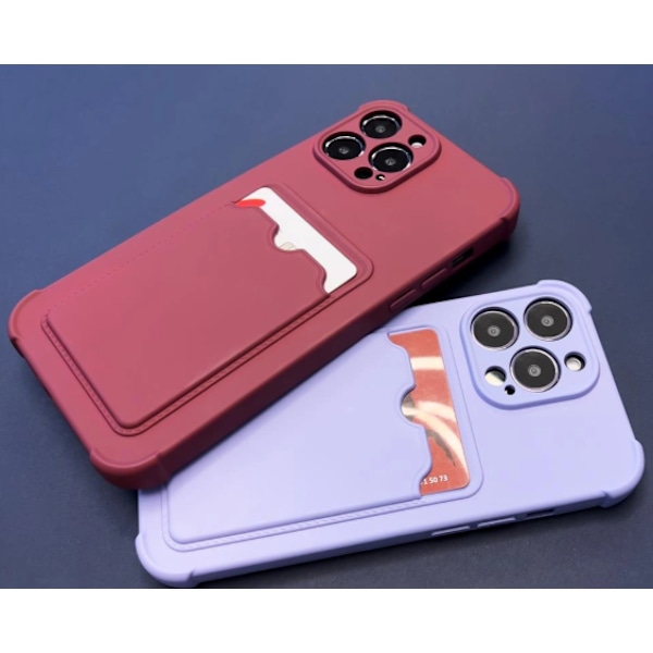 Armor Card Fodral iPhone 11 Pro Max rosa