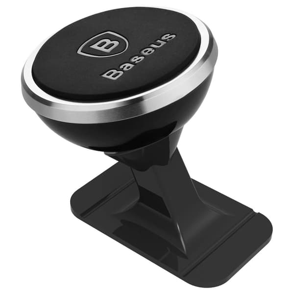 Bilhållare för Bil med Magnet - Baseus, Silver, Dashboard