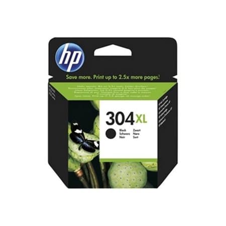 HP 304XL svart 300 sidor bläck N9K08AE