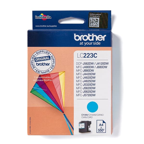 Brother LC 223M Magenta 550 sidor bläck