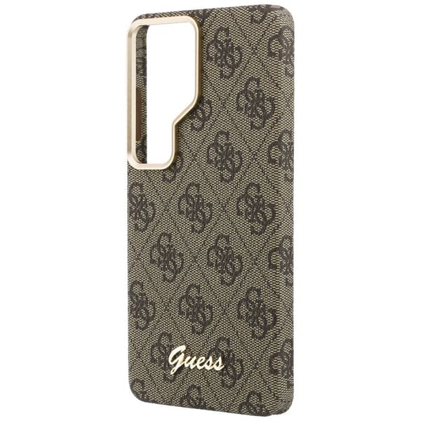 Guess fodral 4G Script MagSafe för Samsung Galaxy S26 Ultra brun