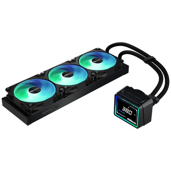 Asrock Challenger 360 Digital ARGB kölesystem 1-pack svart 120 mm svart