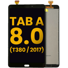 LCD-enhet utan ram för Samsung Galaxy Tab A 8.0\" (2017) (T380) (WiFi-version) (renoverad) (vit) vit