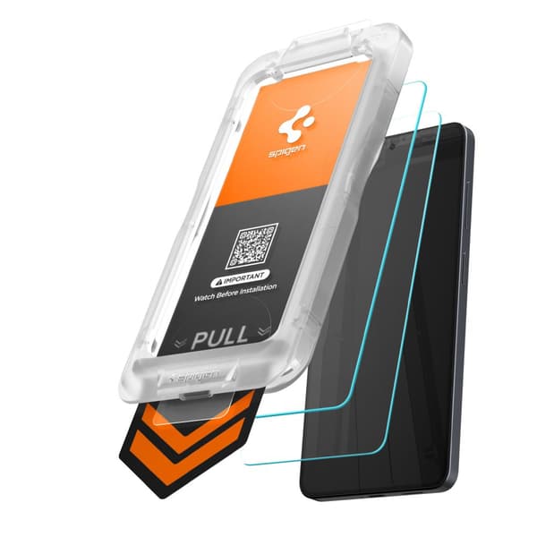 Spigen härdat glas Glas Tr \"Ez Fit Pro\" Hd 2-Pack för Samsung Galaxy S26+ transparent