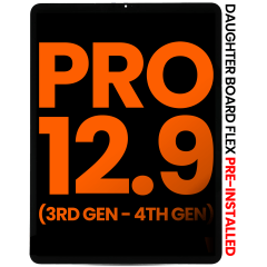 LCD-enhet med digitizer för iPad Pro 12.9" 3:e gen (2018) / iPad 12.9" 4:e gen (2020) (Skönhetsfläck: Klass A) (Alla färger)
