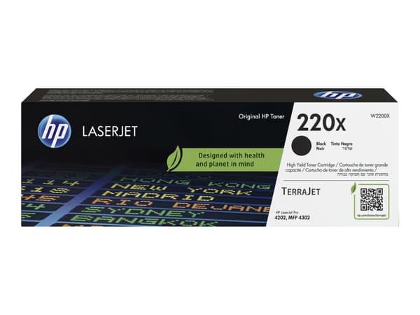 HP 220X svart 7500 sidor Toner svart