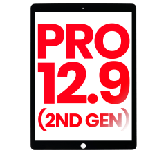 Digitizer för iPad Pro 12.9\" 2:a generationen (2017) (OCA förinstallerad & glassseparation krävs) (Eftermarknad Plus) (Svart)