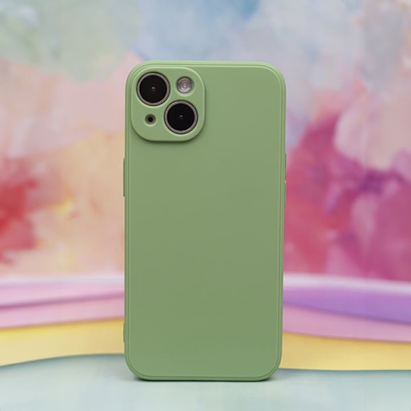 Matt TPU-fodral för iPhone 15 6,1" mint