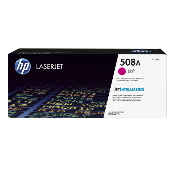 HP 508A Magenta 5000 sidor Toner CF363A