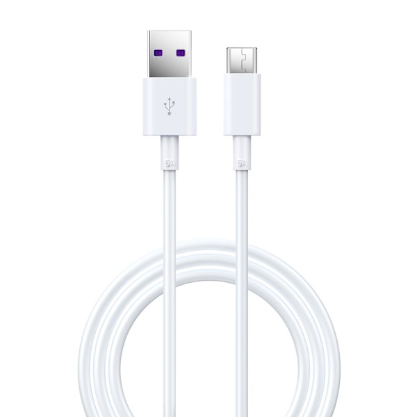 Devia-kabel Shark EC306 USB - USB-C 1,5 m 5A vit