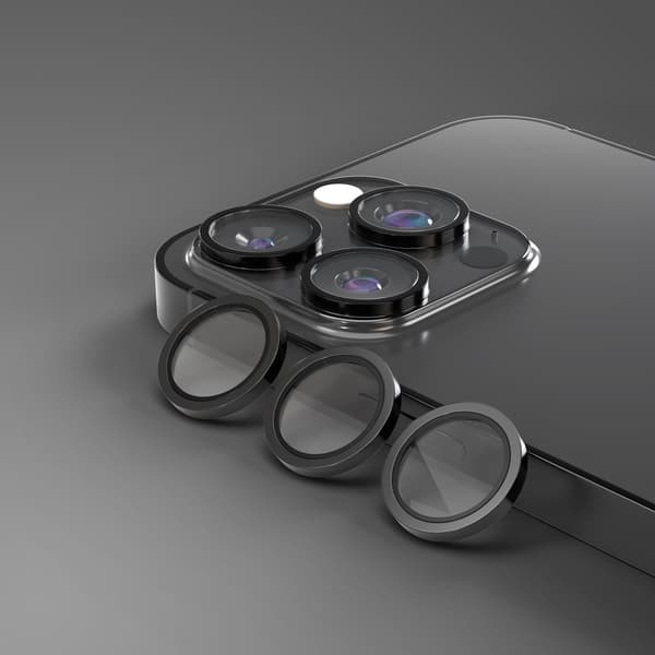 Etteri Camera Lens Protector for iPhone 16 Pro / 16 Pro Max Black