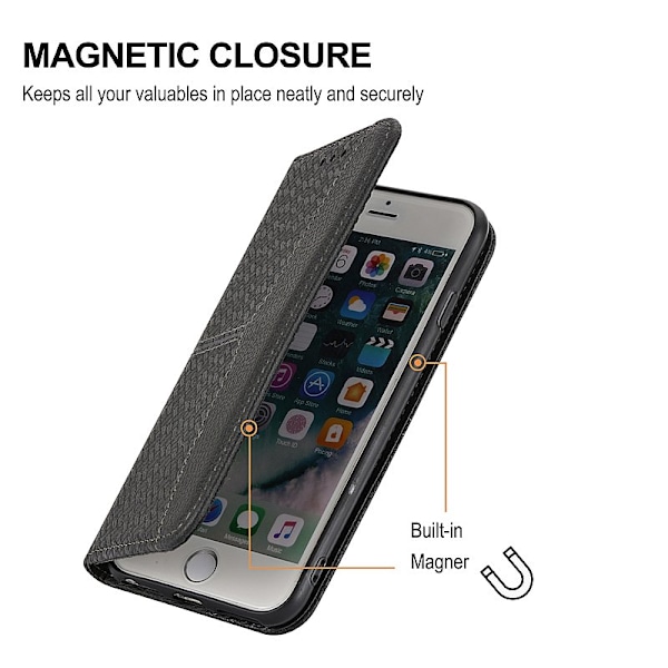 Cafe iphone 14 pro mobilfodral brun brun