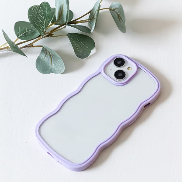 Wave-skal till iPhone X / XS lila