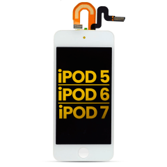 LCD-enhet för iPod Touch 5 / iPod Touch 6 / iPod Touch 7 (Premium) (Vit) vit