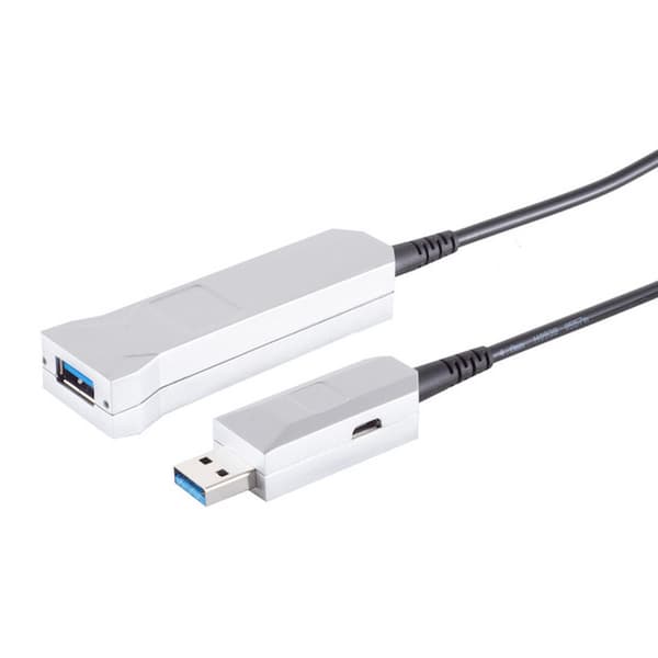 S-impuls USB forlängerkabel optisk 5Gbps - 10m