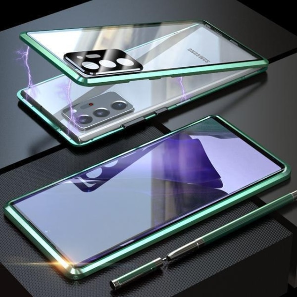 Megneto kotelo Samsung Note 20 ultravihreälle "Green"
"Grön"