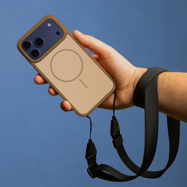Frame Thin Mag skal för iPhone 17 Air brun