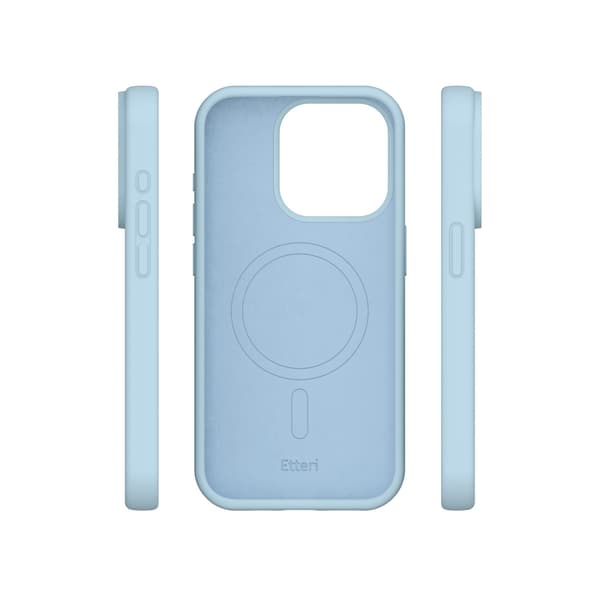 Silicone Case for iPhone 12 / 12 Pro (6.1\") - Light Blue, MagSafe, Protective