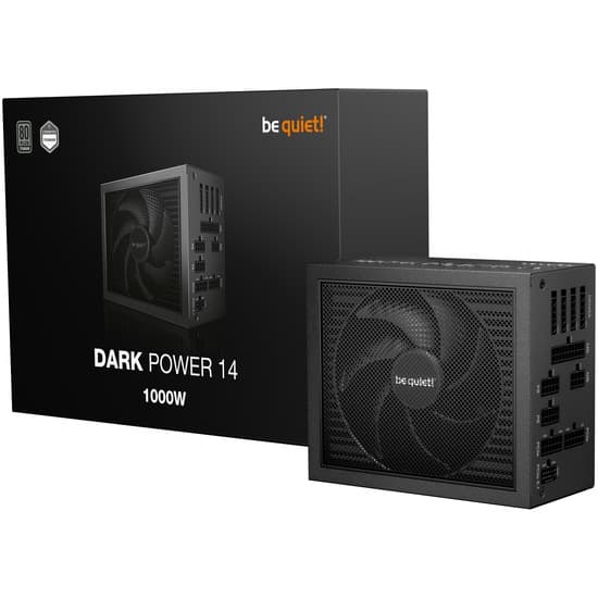 be quiet! Dark Power 14 1000Watt 80 PLUS Titanium grå