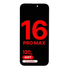 OLED-enhet för iPhone 16 Pro Max (Eftermarknad Plus: Mjuk) (120HZ)