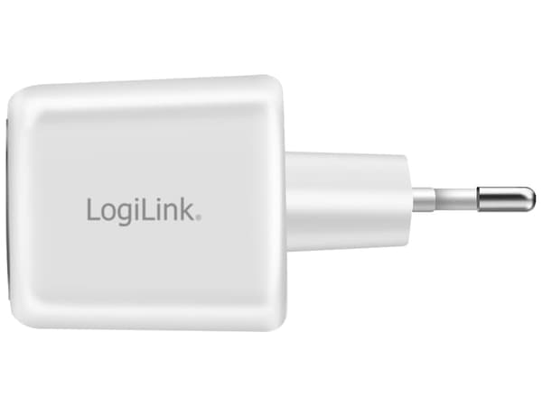 Logilink-adapter 20 Watt 1xUSB-C 1xUSB-A vit