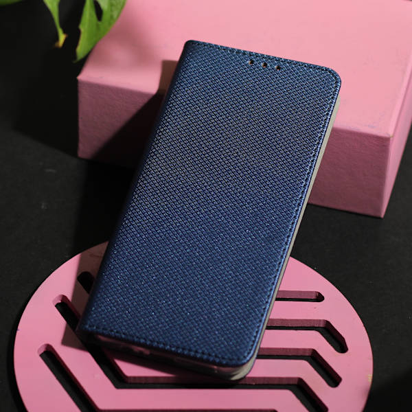 Smart Magnetfodral för Xiaomi Redmi Note 9s / 9 Pro / 9 Pro Max marinblå