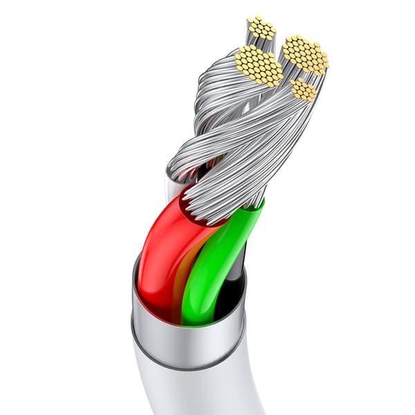 Baseus kabel Superior USB - USB-C 1,0 m vit 66W vit