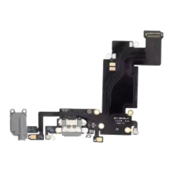 Laddningsport Flexkabel för iPhone 6S Plus (Premium) (Rymdgrå)