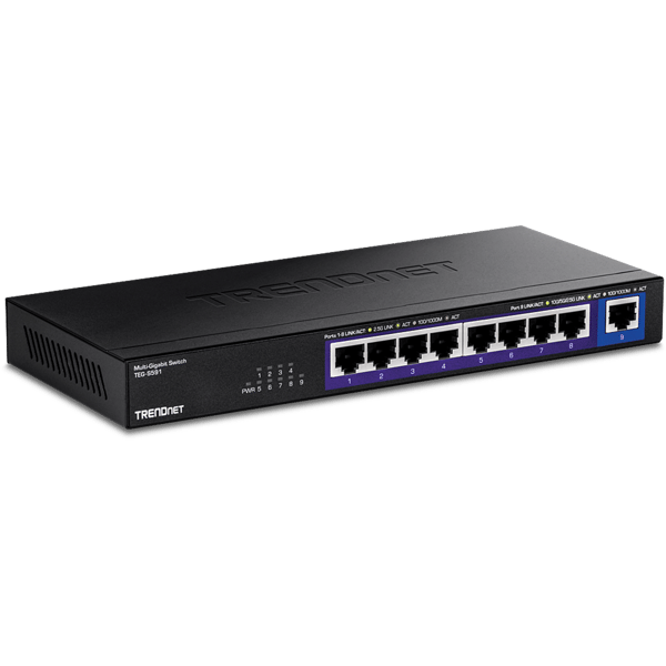 TRENDnet TEG S591 Switch 9-port 2.5 Gigabit Ethernet