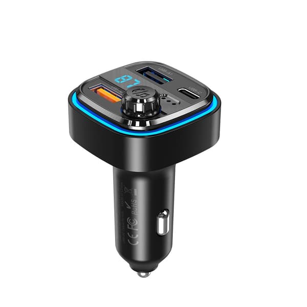 XO sändare FM BCC08 Bluetooth MP3 billaddare 3,1A svart