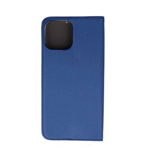 Smart Case Book för  Moto G9 blå blå