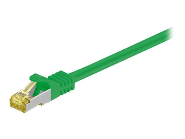 goobay CAT 7 SFTP, PiMF 25cm Patchkabel grön