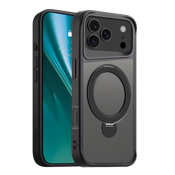 Etteri Matt Mag Ring skal för iPhone 17 Pro Max / 18 Pro Max svart svart