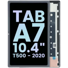 LCD-enhet utan ram kompatibel med Samsung Galaxy Tab A7 (T500) (Service Pack) (vit) vit