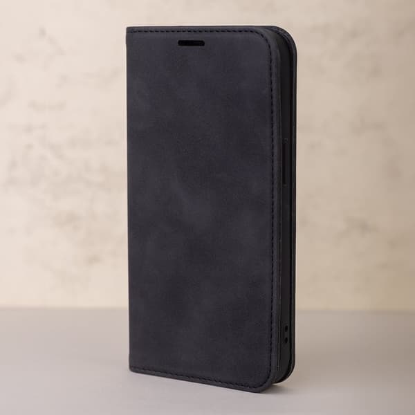 Suede för iPhone 16e Svart