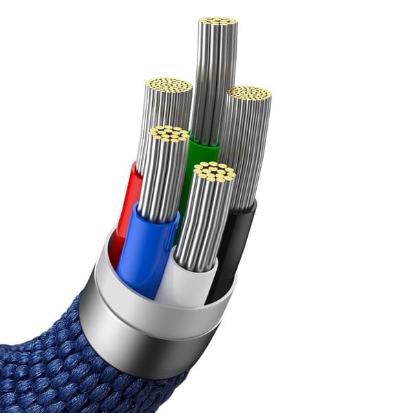 Baseus kabel Crystal Shine USB-C - Lightning 2,0 m 20W blå blå
