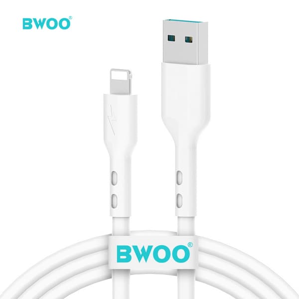 BWOO kabel USB - Lightning 1m 3A vit X172L vit
