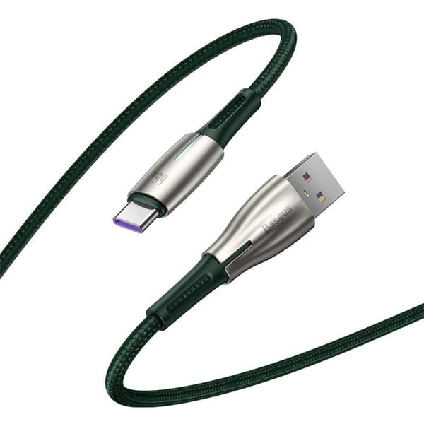 Baseus kabel Cafule Metal USB - USB-C 0,25m svart 66W svart