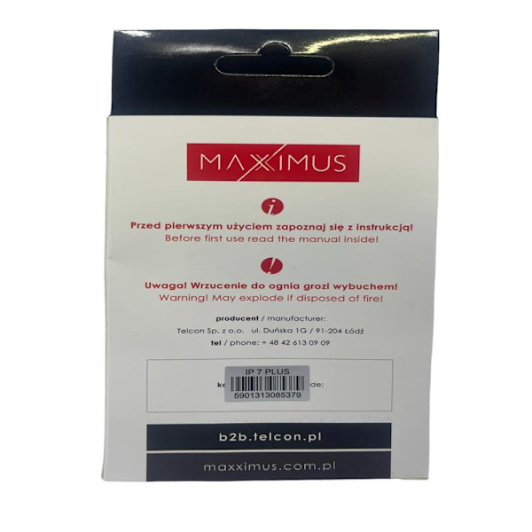 BATTERI MAXXIMUS IPHONE 7 PLUS 2900mAh