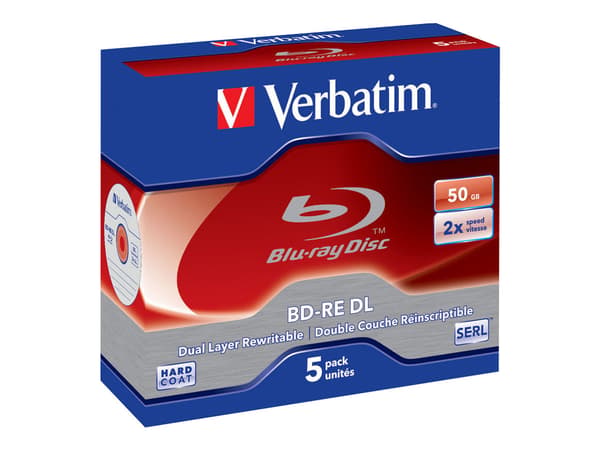Verbatim 5x BD-RE DL 50GB