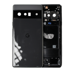 Baksida för Google Pixel 6 Pro (Använd OEM-dragning: Klass B/C) (Stormy Black)