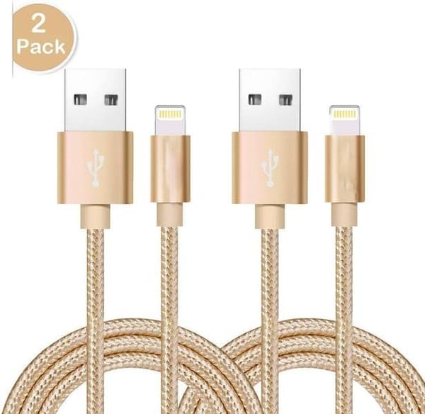 2 st 2 m färgade iphone kabel top kvalitet|röd