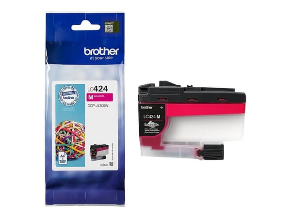Brother LC 424M Magenta 750 sidor bläck