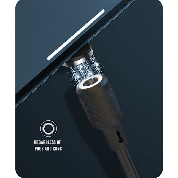 XO® 1m magnetisk NB187 USB - Lightning vit